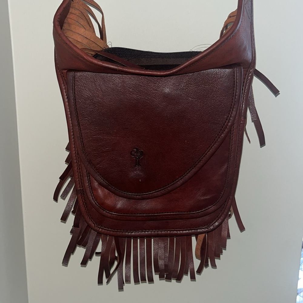 Hand-crafted Leather Fringed Adjustable Hip Belt-
Bumbag (unisex) - Picture 2 of 14